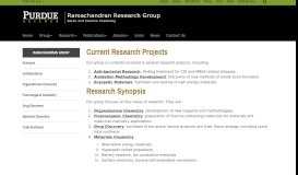 
							         Ramachandran Research Group - Purdue University								  
							    