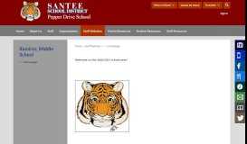 
							         Ramirez, 6-8 Grade / Homepage - Santee School District								  
							    