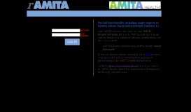 
							         rAMITA:Log In - AMITA Health								  
							    