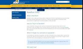 
							         RamPort FAQ - Angelo State University								  
							    