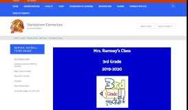 
							         Ramsey, Katrell - Third Grade / Mrs. Ramsey's Class								  
							    