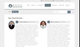 
							         RANA - Rheumatology Associates of North Alabama | Doctors								  
							    