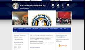 
							         Rancho Cordova Elementary / Homepage								  
							    