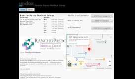 
							         Rancho Paseo Medical Group - Index								  
							    