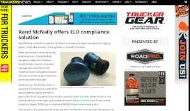 
							         Rand McNally offers ELD compliance solution - Truckers News								  
							    
