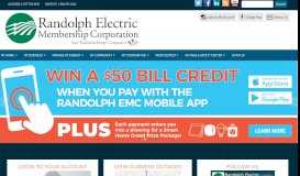 
							         Randolph Electric Membership Corporation | Your Touchstone Energy ...								  
							    