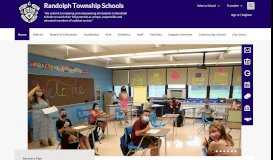 
							         Randolph Township Schools / Homepage								  
							    