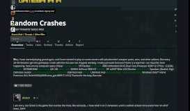 
							         Random Crashes | Garry's Mod Forum Threads - GameBanana								  
							    