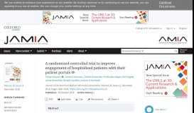 
							         randomized controlled trial to improve engagement of hospitalized ...								  
							    