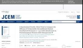 
							         Randomized Double-Blind Trial to Compare the Efficacy of ...								  
							    