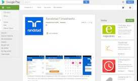 
							         Randstad Timesheets - Apps on Google Play								  
							    