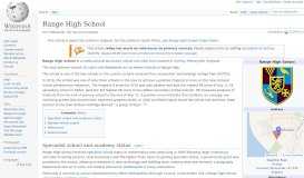 
							         Range High School - Wikipedia								  
							    