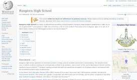 
							         Rangiora High School - Wikipedia								  
							    