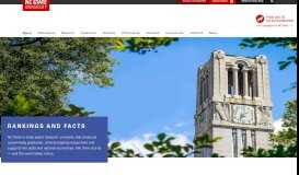 
							         Rankings and Honors | NC State University								  
							    