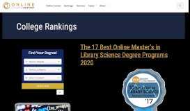 
							         Rankings | Online Course Report - Page 6								  
							    