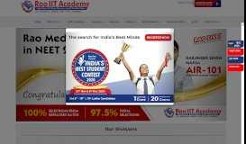 
							         Rao IIT Academy: Best IIT-JEE (Main+Advanced) & Medical (NEET ...								  
							    