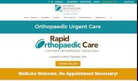 
							         Rapid Orthopaedic Care | Olympia Orthopaedic Associates								  
							    