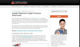 
							         rapid! PayCard Login Process (Cardholders & Client Login)								  
							    