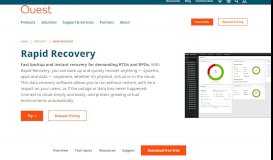 
							         Rapid Recovery - Quest Software								  
							    