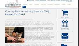 
							         Rapport Pet Portal - Countryside Vets								  
							    