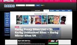 
							         Rarbg Proxy Sites List - 35 Rarbg Unblocked Sites - Rarbg Mirror Sites ...								  
							    