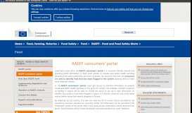 
							         RASFF consumers' portal | Food Safety - European Commission								  
							    