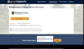 
							         Rasmussen College Online Reviews - College Reviews by Graduates								  
							    