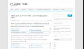 
							         Rasmussen Student Portal Login Email and all user Guide								  
							    