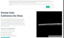 
							         Rat Portal Vein | Catheters | Instech Laboratories								  
							    