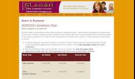 
							         Rates and payment terms - Glasan GMIT Student Village								  
							    