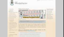 
							         Rathaus-Service-Portal | Mindelheim								  
							    
