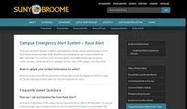 
							         Rave Alert - SUNY Broome								  
							    