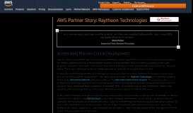 
							         Raytheon Case Study – Amazon Web Services (AWS)								  
							    