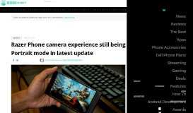 
							         Razer Phone camera still being improved, gets Portrait mode in new ...								  
							    