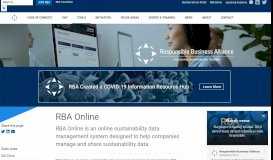 
							         RBA Online - Responsible Business Alliance								  
							    