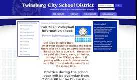 
							         RBC Volleyball - Twinsburg City School District								  
							    