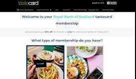
							         RBS tastecard | Get Started With Your Free Card Now								  
							    