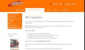 
							         RCI Logistics - Reliable Carriers, Inc.								  
							    