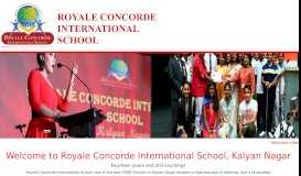 
							         RCIS Kalyan Nagar CBSE - Royale Concorde International School								  
							    