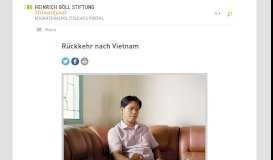 
							         Rückkehr nach Vietnam | Heimatkunde - migrationspolitisches Portal								  
							    