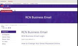 
							         RCN Business Email | RCN Business								  
							    