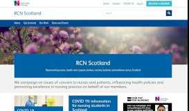 
							         RCN Scotland - Royal College of Nursing								  
							    