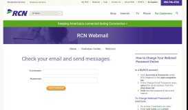 
							         RCN Webmail - login and access your email								  
							    
