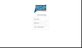 
							         RCO LOGIN PAGE User Name Password								  
							    