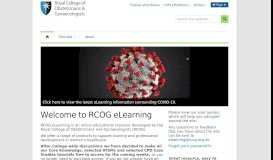 
							         RCOG eLearning								  
							    