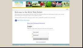 
							         RCSC Web Portal - Sun City - Sun City								  
							    
