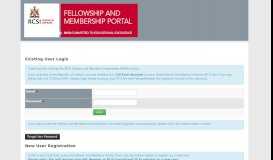 
							         RCSI - Fellowship and Membership Portal								  
							    