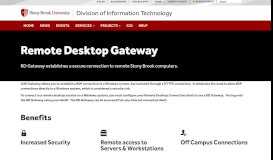 
							         RD Gateway - Division of Information Technology - Stony Brook ...								  
							    