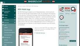 
							         RDV-Mobil App - Rinderzucht Austria								  
							    