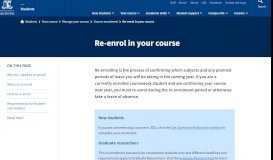 
							         Re-enrol in your course : Students - Student.unimelb - University of ...								  
							    
